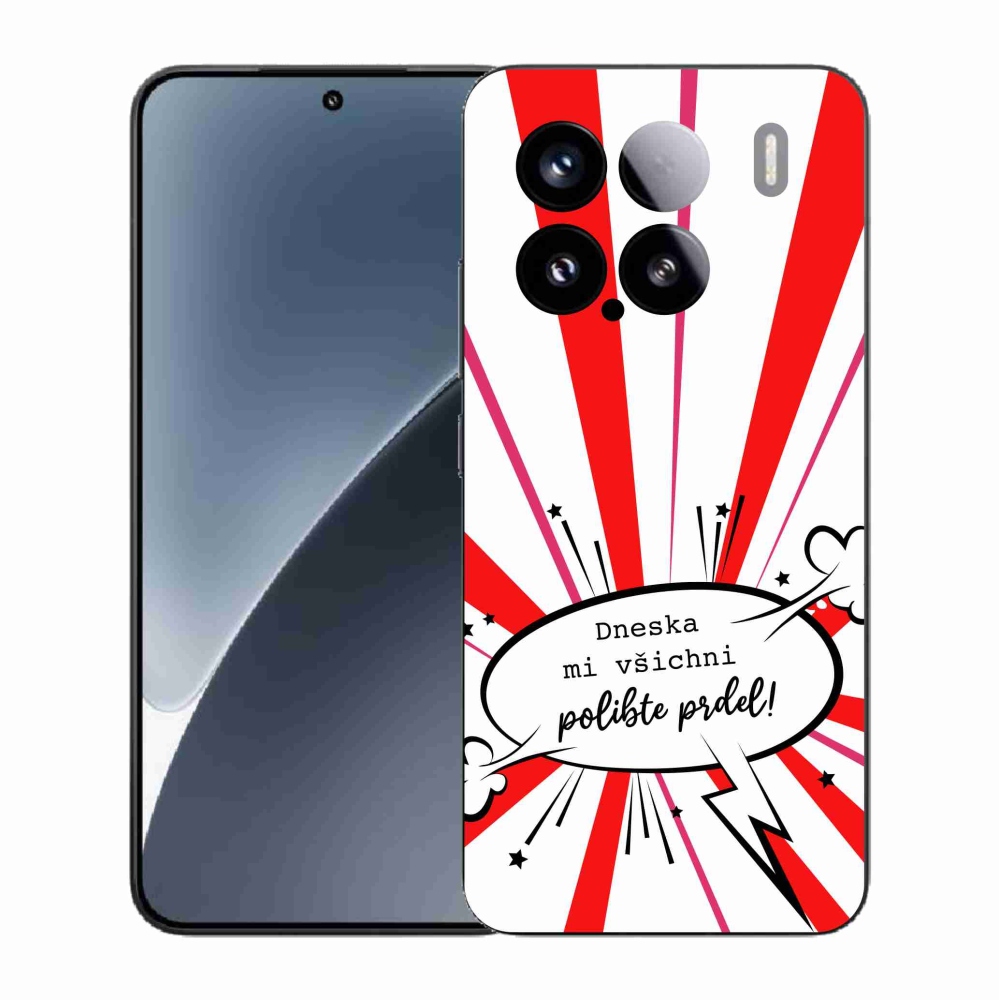 Gél borító mmCase a Xiaomi 15-hez - vicces szöveg 15 fehér háttérrel