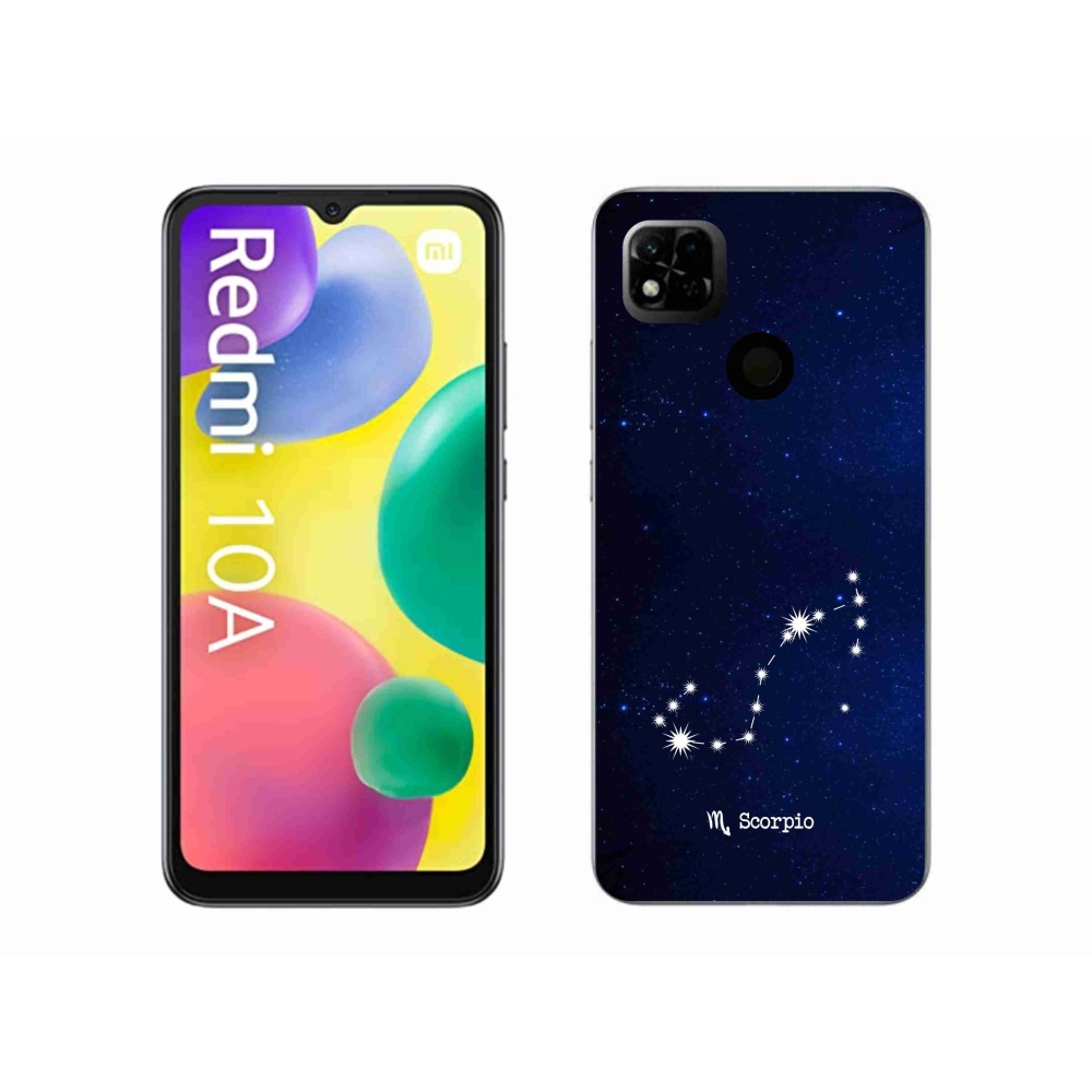 Gél borítás mmCase a Xiaomi Redmi 10A számára - Skorpió csillagkép