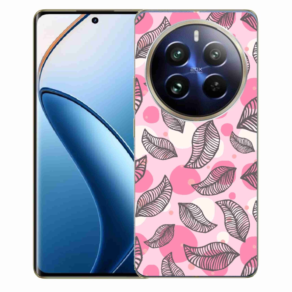 Gél borító mmCase a Realme 12 Pro 5G/12 Pro+ 5G számára - rajzfilmes hulló levelek