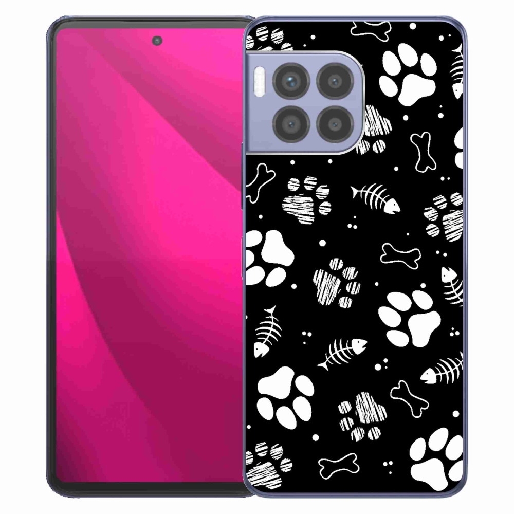 Zselés borítás mmCase a T-Mobile T Phone 2 Pro készülékhez - kutyamancsok