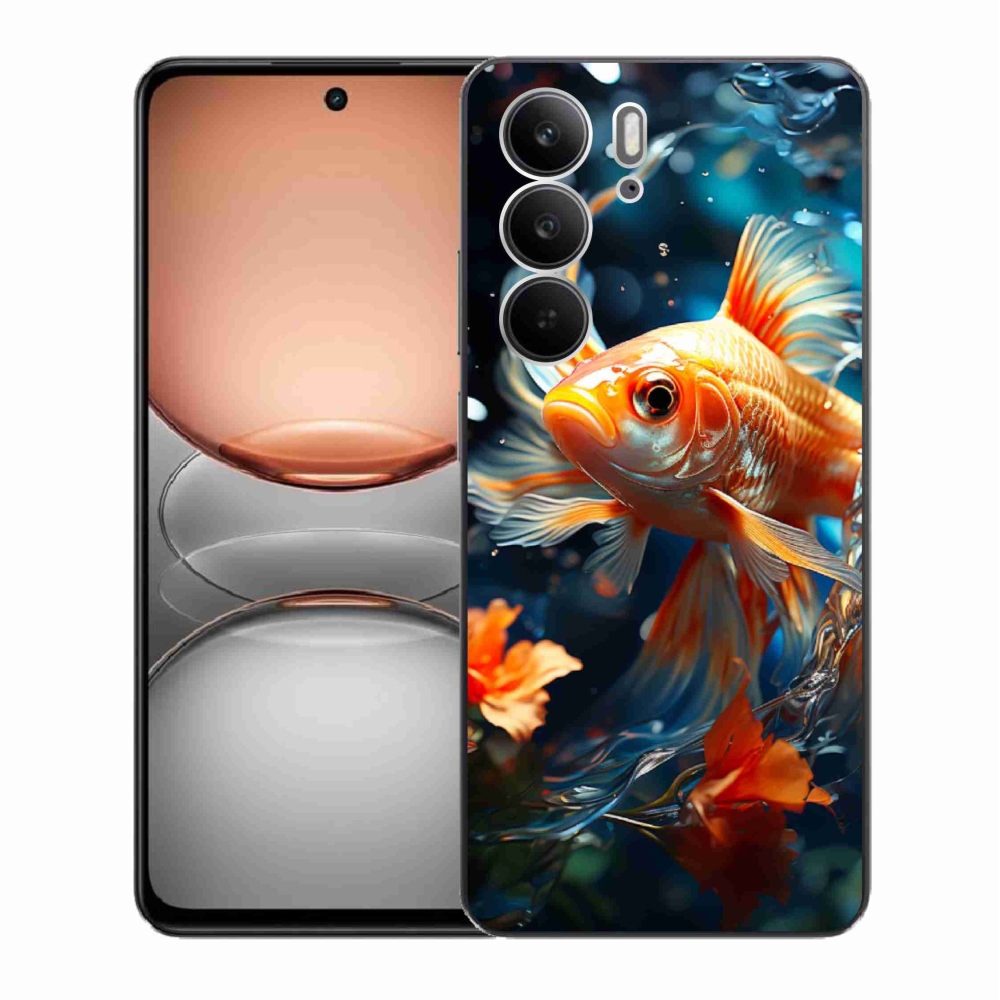 Zselés borítás mmCase a Realme C75 készülékhez - hal