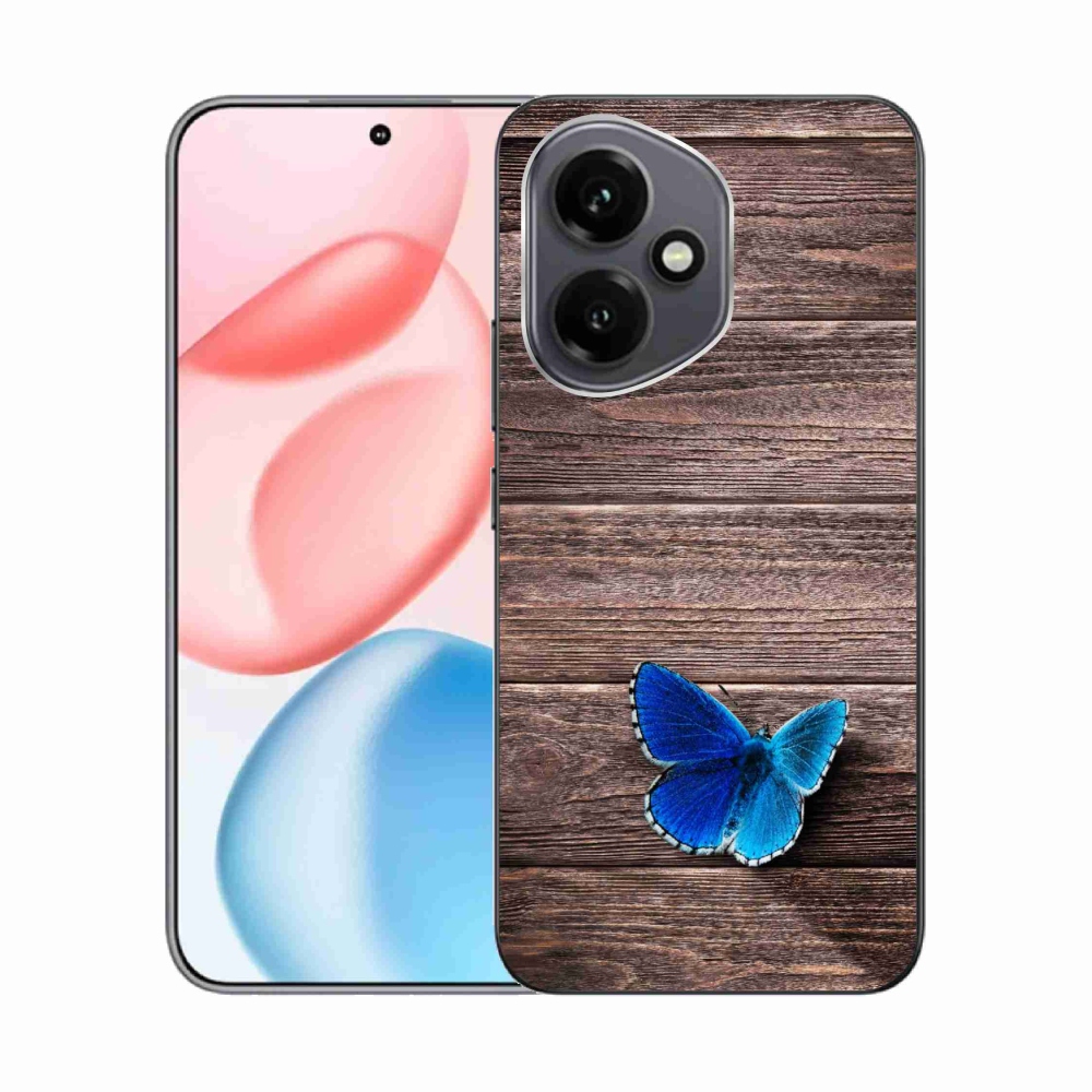 Zselés borító mmCase a Honor 400-hoz - kék pillangó 1