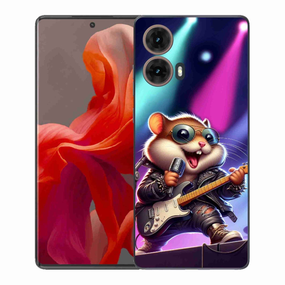 Gél borítás mmCase Motorola Moto G85 5G - hamster rockerhez