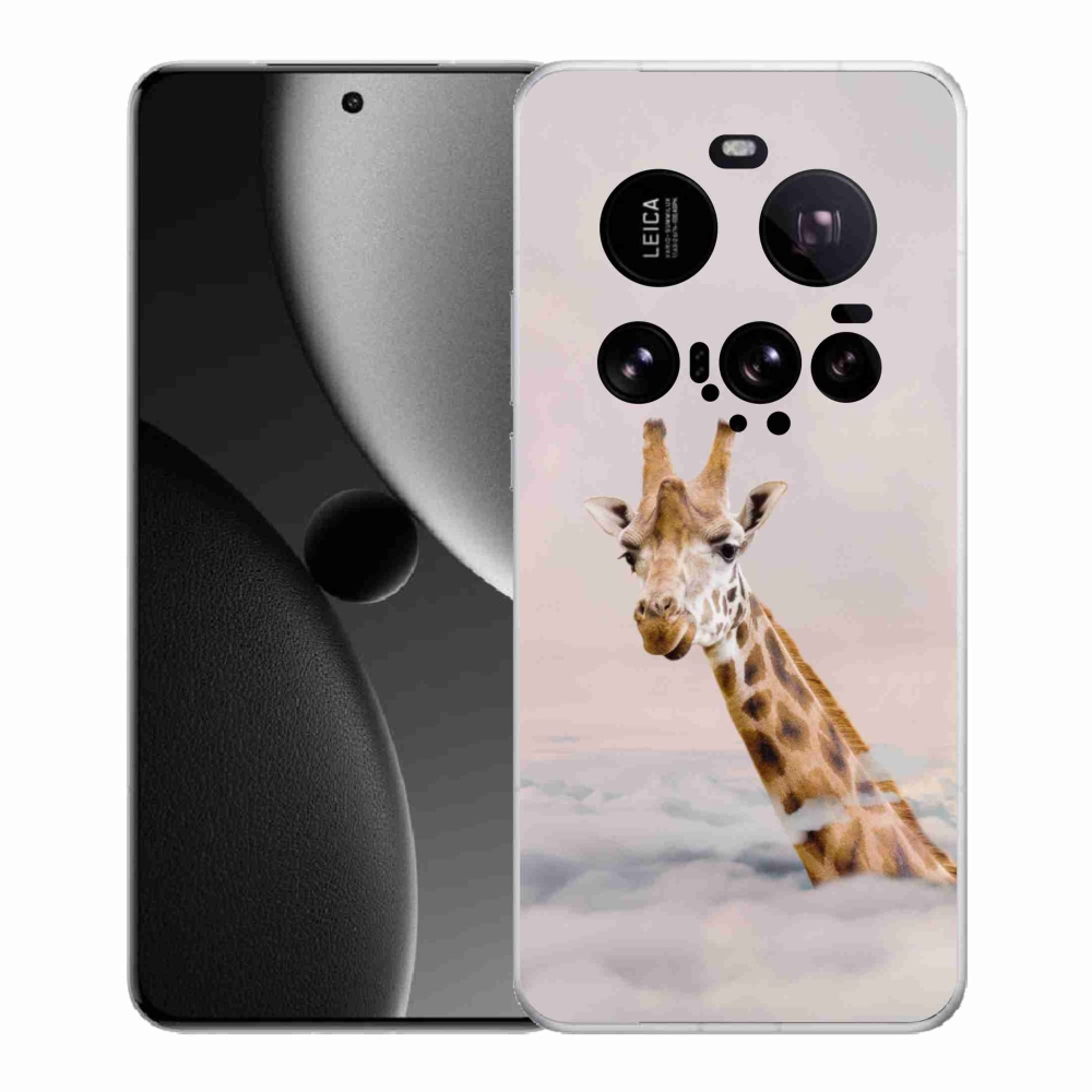 Gél borítás mmCase a Xiaomi 15 Ultra számára - zsiráf a felhőkben