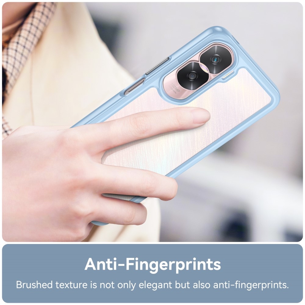 Gél tok fix hátlappal Honor 90 Lite készülékhez - kék