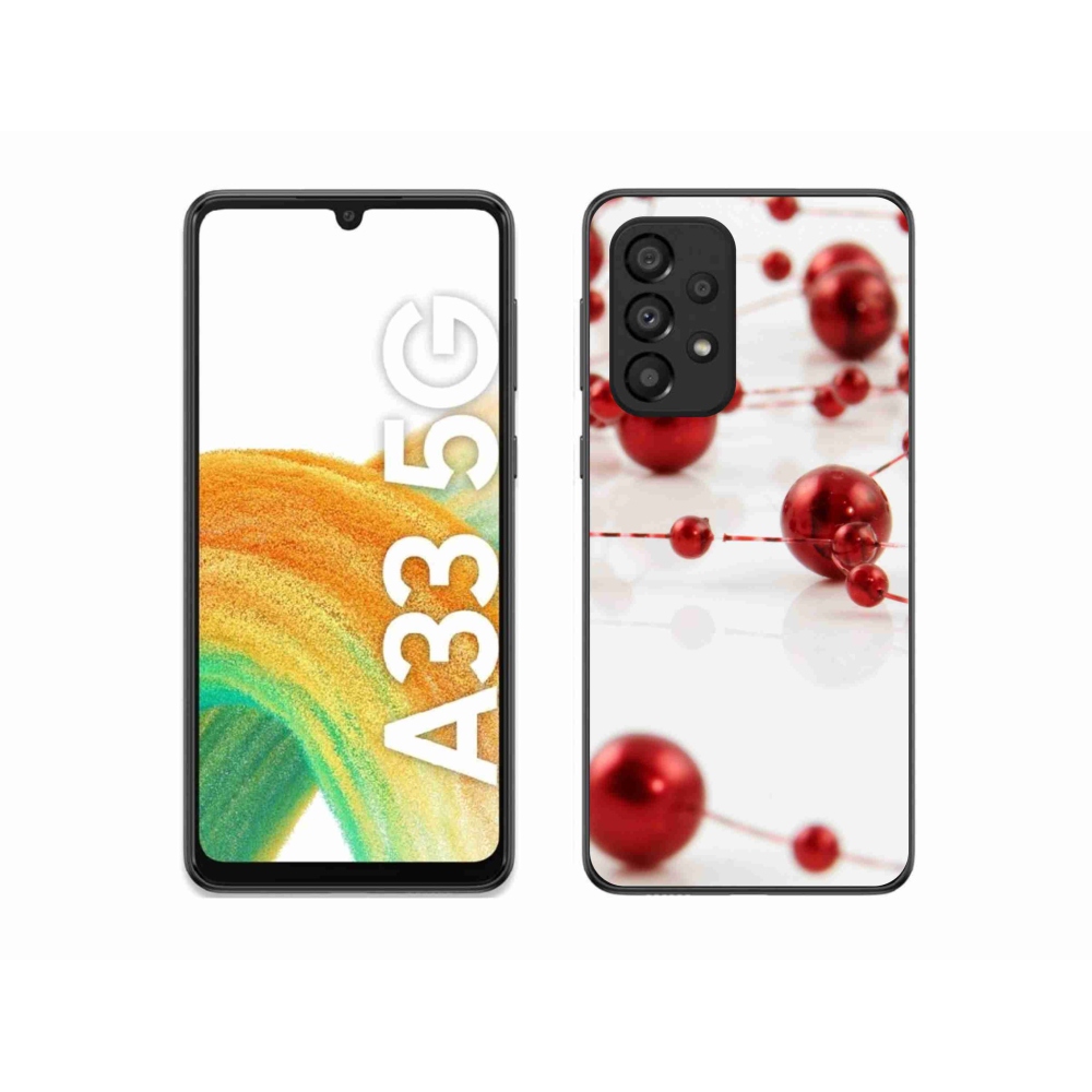 Gél borítás mmCase Samsung Galaxy A33 5G - Karácsonyi lánc