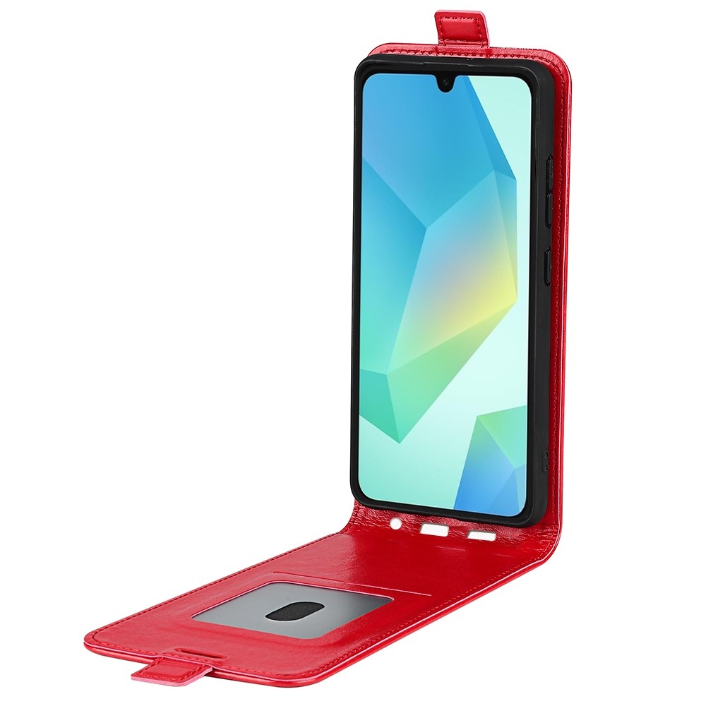 Függőleges könyvtáska Samsung Galaxy A17 4G/5G - piros