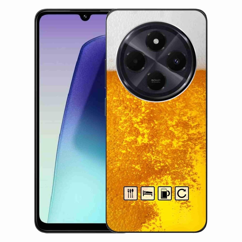Gél borítás mmCase a Xiaomi Redmi 14C/Poco C75 számára - sör motívum 3
