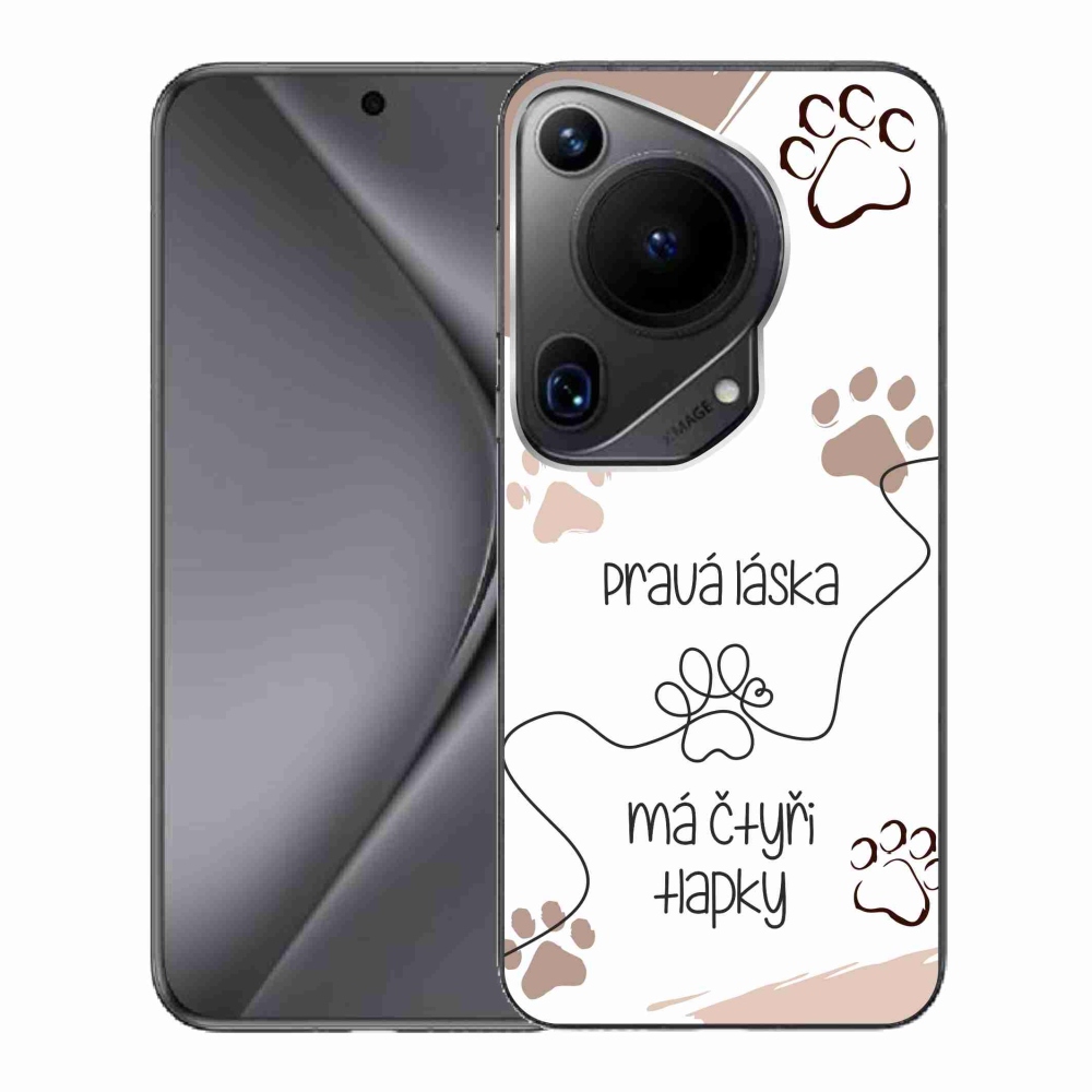 Gél borító mmCase a Huawei Pura 70 Ultra készülékhez - kutya motívum 1 fehér háttér