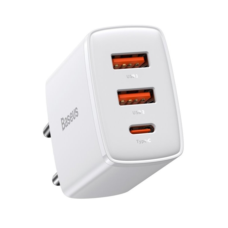 Baseus CCXJ-E02 Kompakt gyorstöltő USB-C 30W Fehér