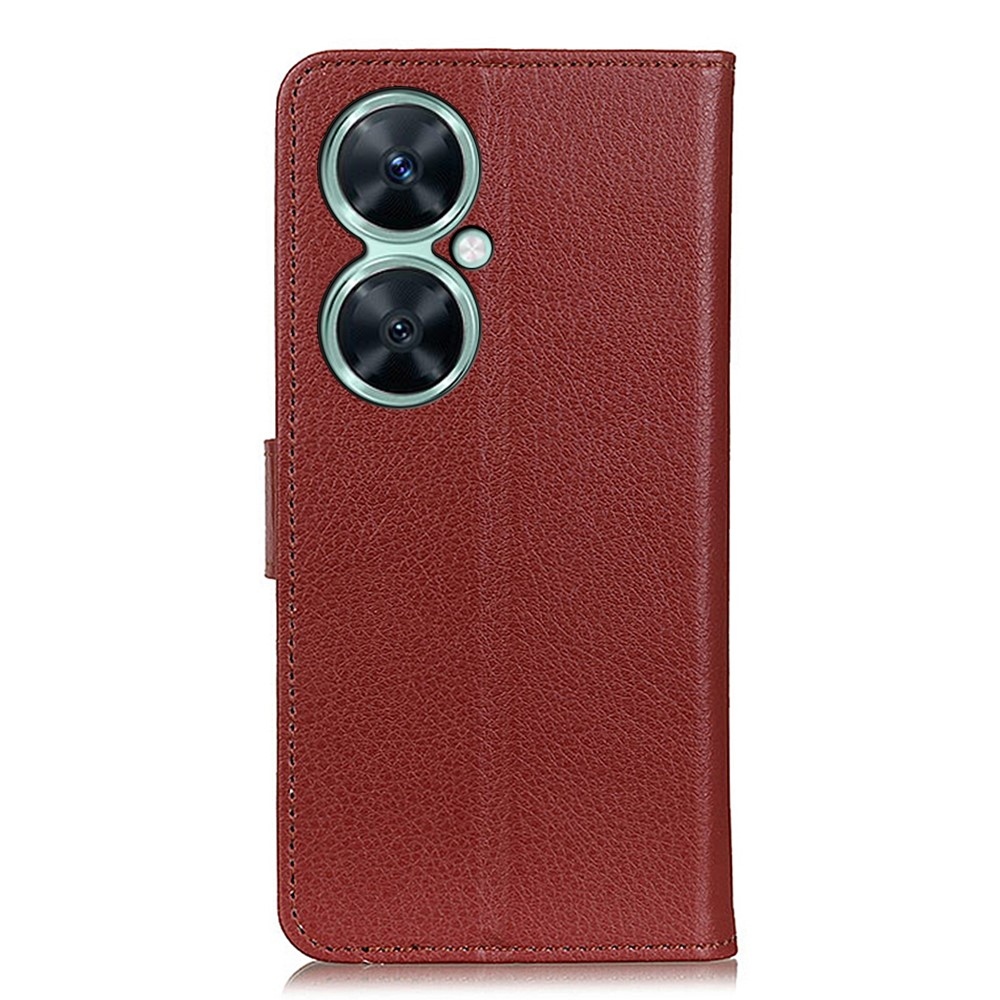 Litchie könyvtáska Huawei Nova 11i készülékhez - barna