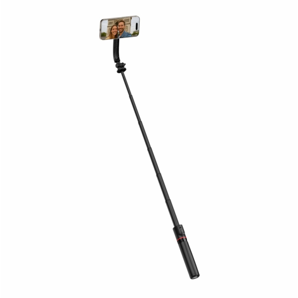 Swissten Bluetooth Selfie Stick állvány (MagSafe kompatibilis)