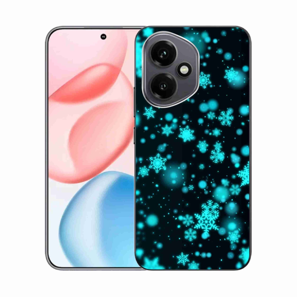 Zselés borító mmCase a Honor 400-hoz - hópelyhek 1