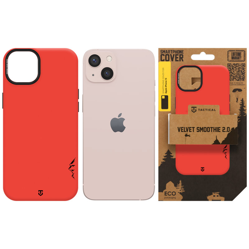 Tactical MagForce Velvet Smoothie 2.0 tok az Apple iPhone 13-hoz, Chili színben