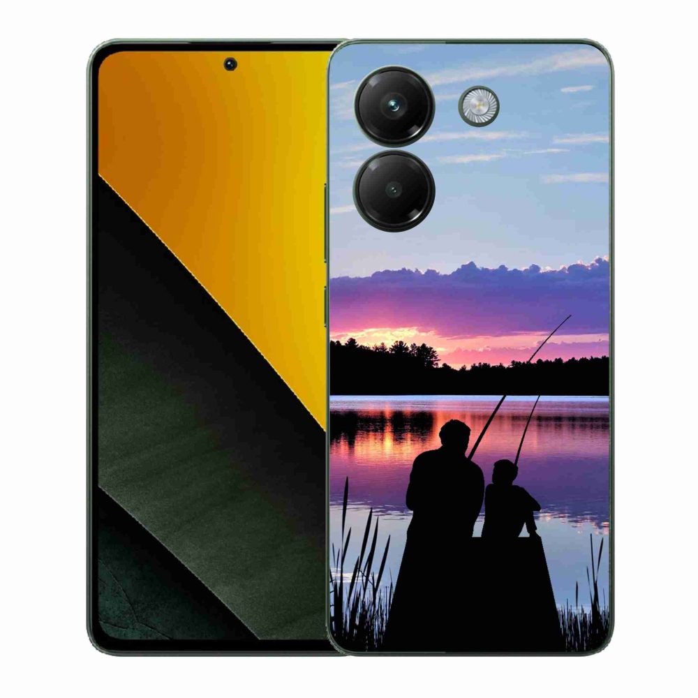 Gél borítás mmCase a Xiaomi Poco M7 Pro 5G számára - halászat 2