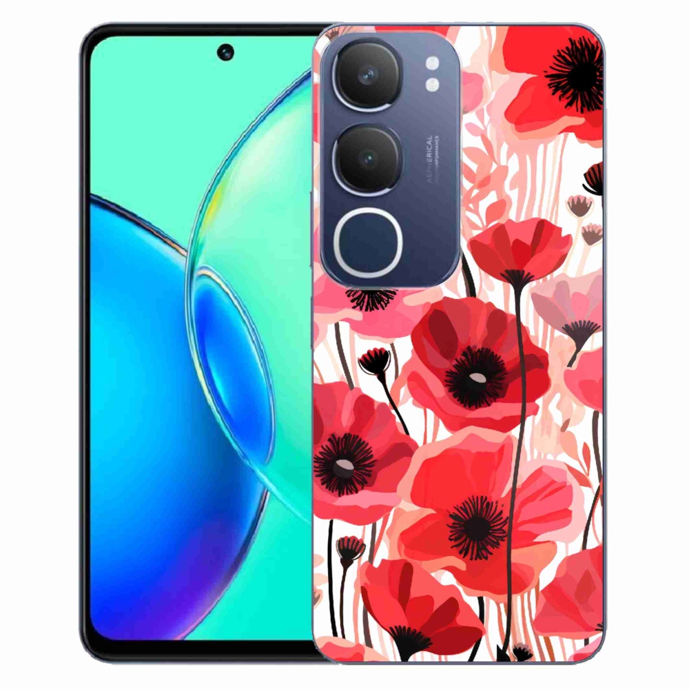 Zselés borítás mmCase a Vivo Y19s készülékhez - mákos 1