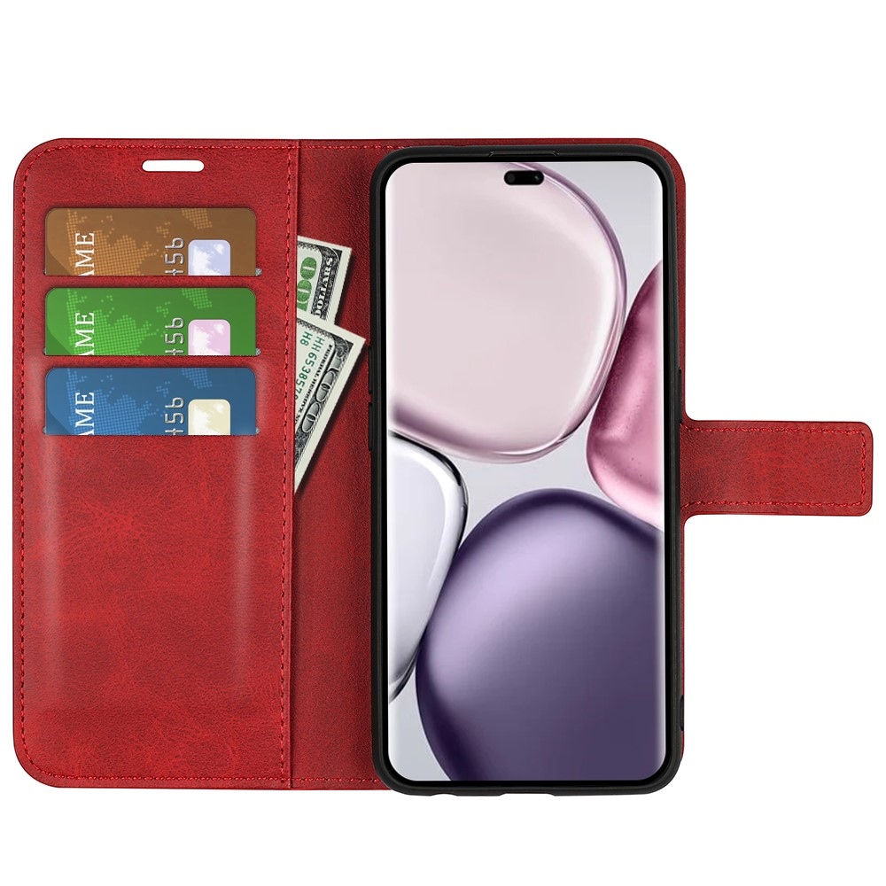 Állványos könyv tok a Honor Magic 7 Lite 5G-hez - piros