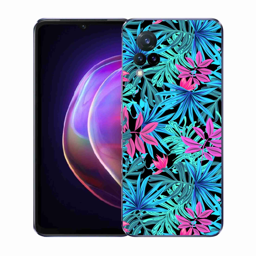 Gél borító mmCase a Vivo V21 4G/5G készülékhez - virágok 3