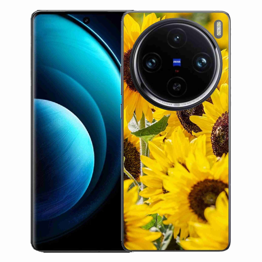 Zselés borítás mmCase a Vivo X100 Pro 5G készülékhez - Napraforgó