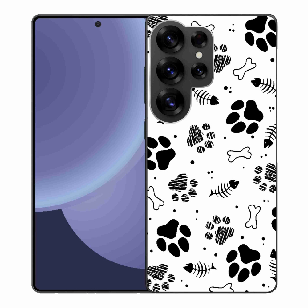 Gél borítás mmCase Samsung Galaxy S25 Ultra - kutyamancsok 1