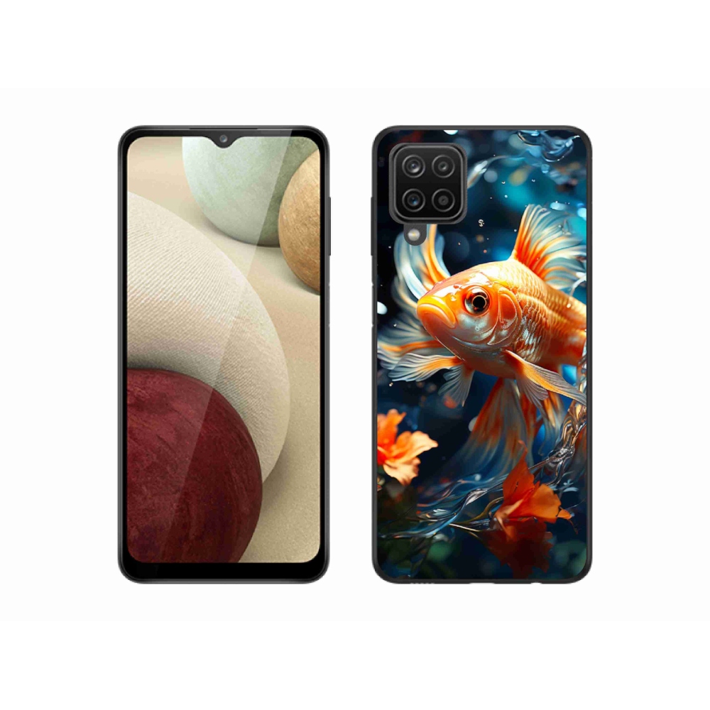 Zselés borítás mmCase Samsung Galaxy M12 - halakhoz