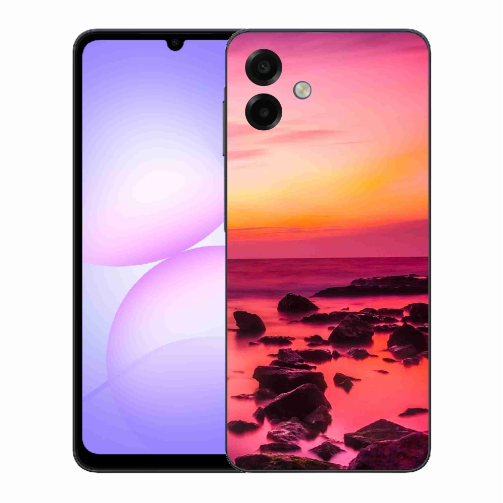 Gél borítás mmCase Samsung Galaxy A07 4G - tenger és világítás