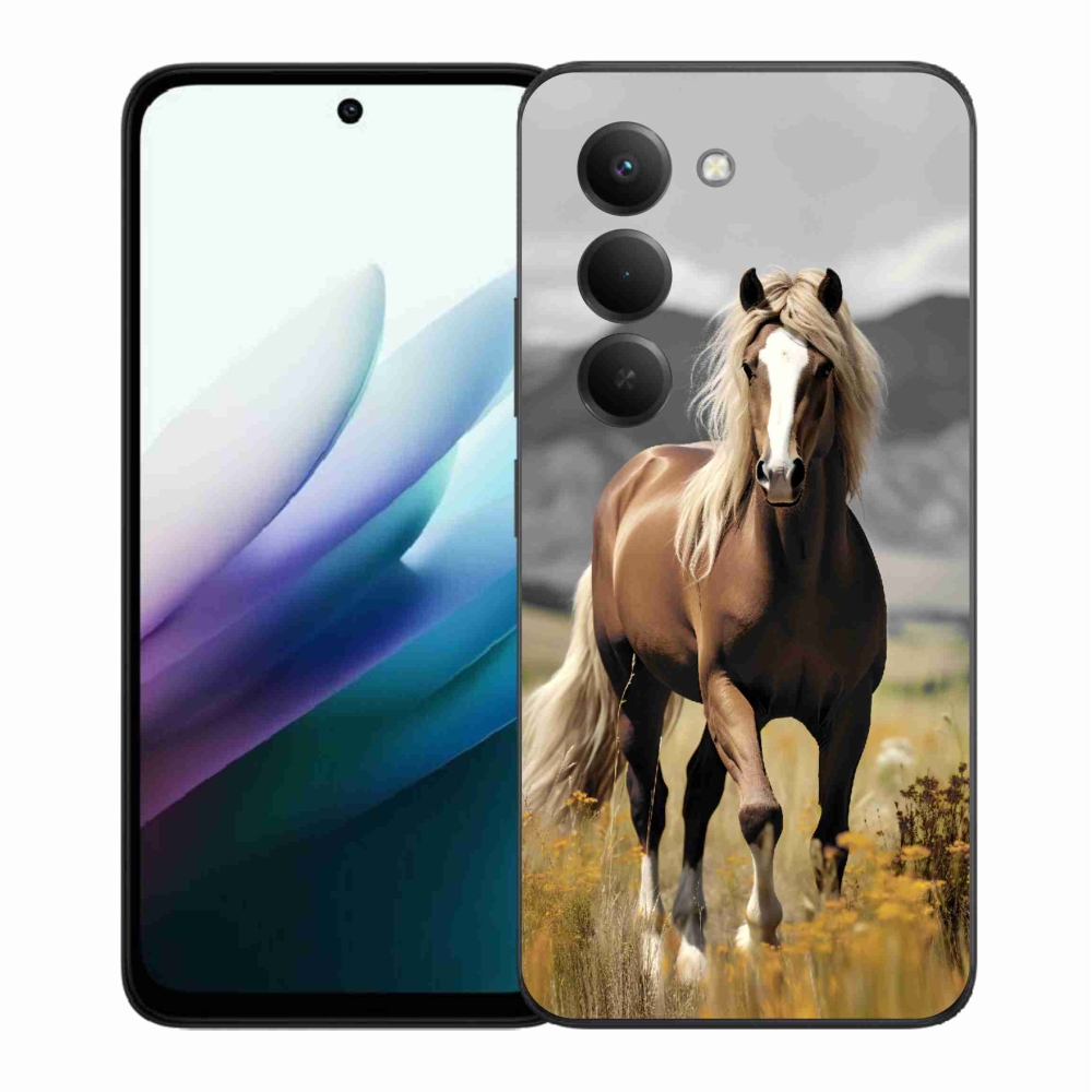 Gél borítás mmCase a Xiaomi Redmi 15 4G/5G (171mm) - barna ló 1