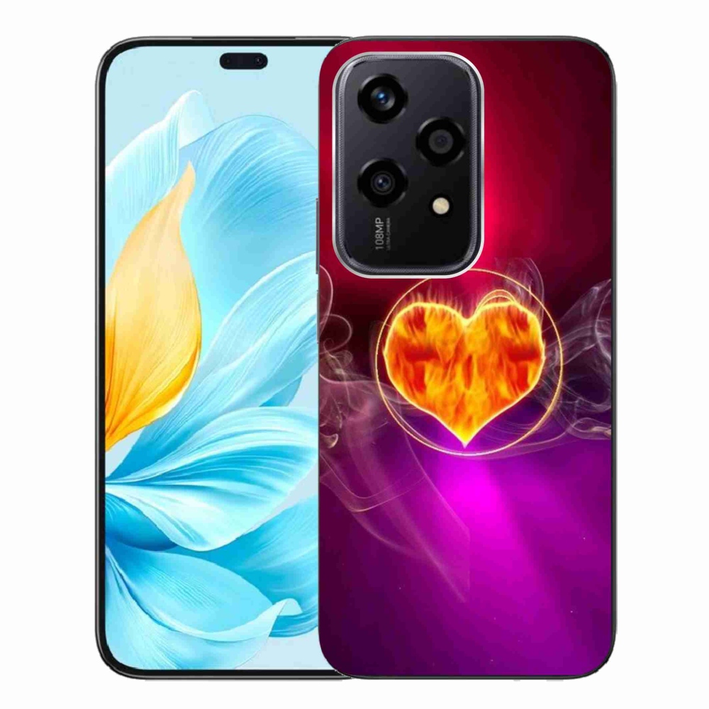 Gél borítás mmCase a Honor 200 Lite 5G számára - tüzes szív