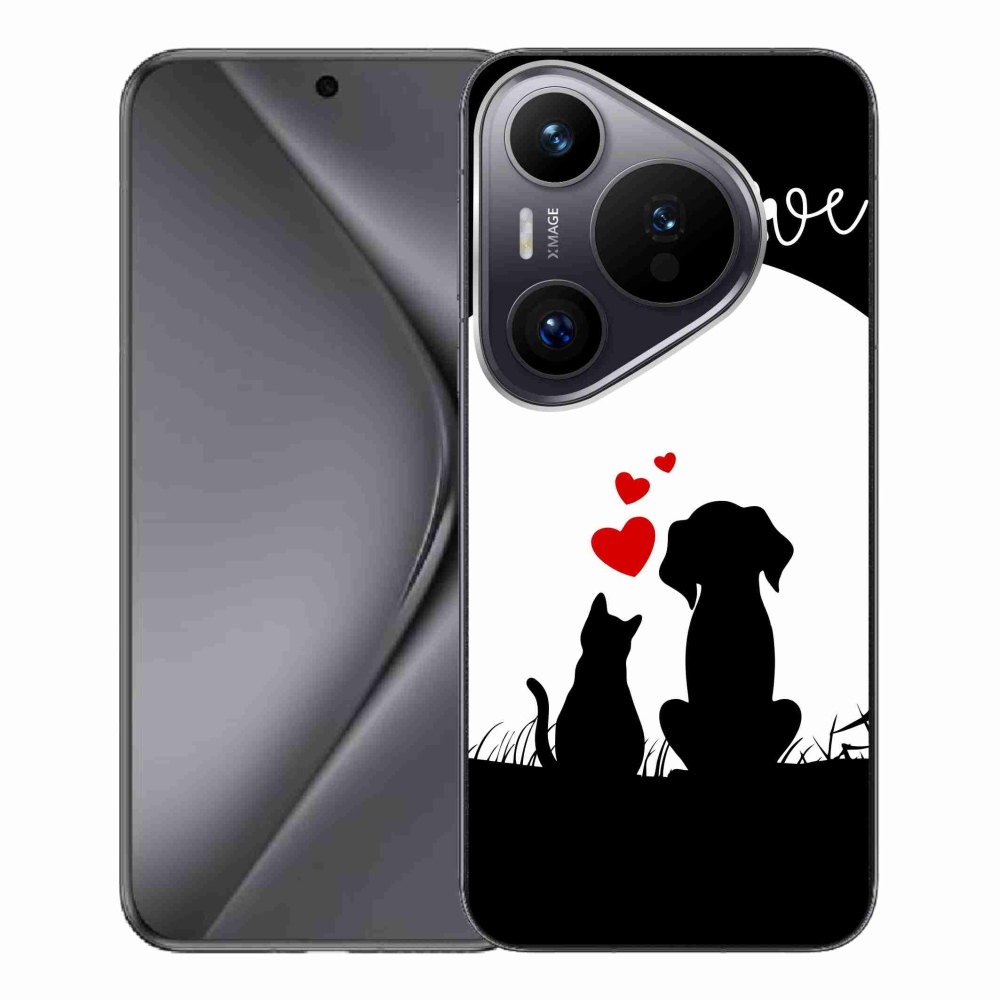 Gél tok mmCase a Huawei Pura 70 Pro számára - állatszerelem