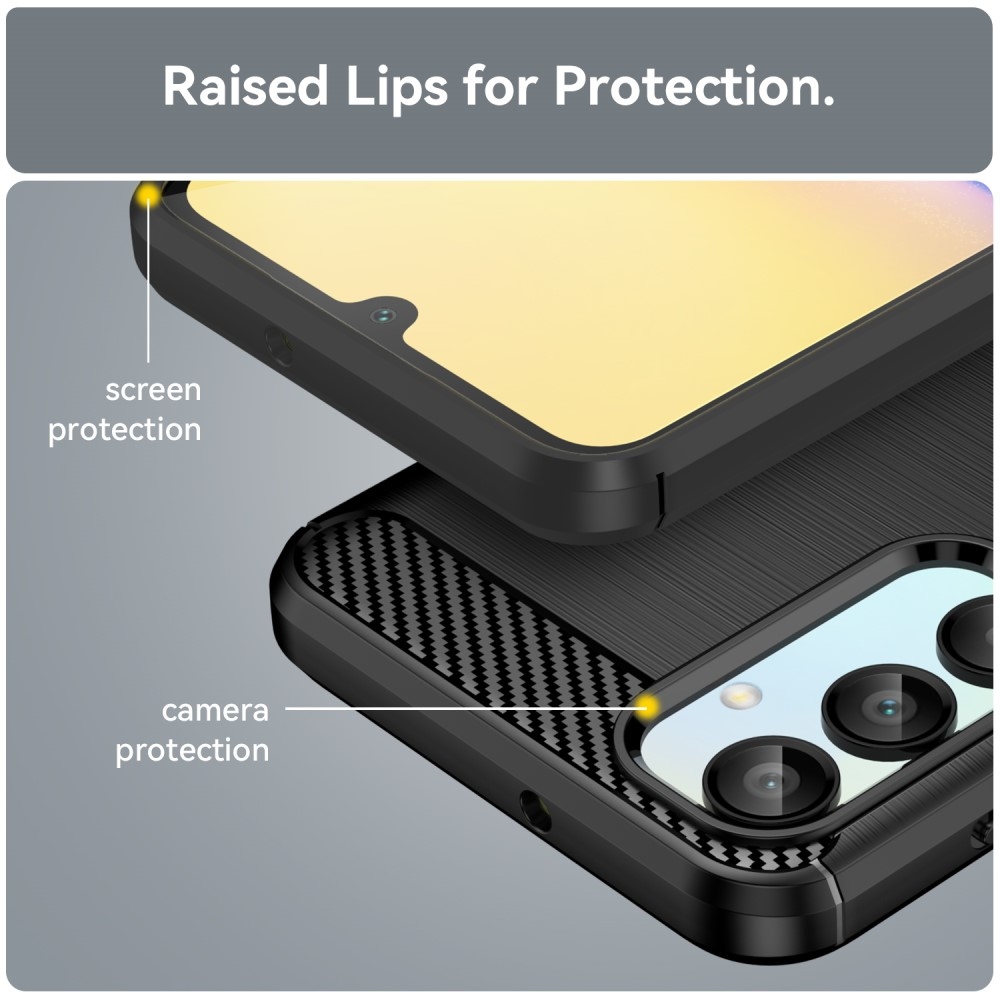 Szénálló zselés tok Samsung Galaxy A16 4G/5G készülékhez - fekete