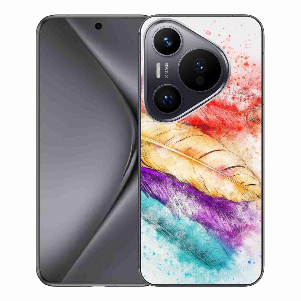 Zselés borítás mmCase a Huawei Pura 70 Pro készülékhez - színes toll