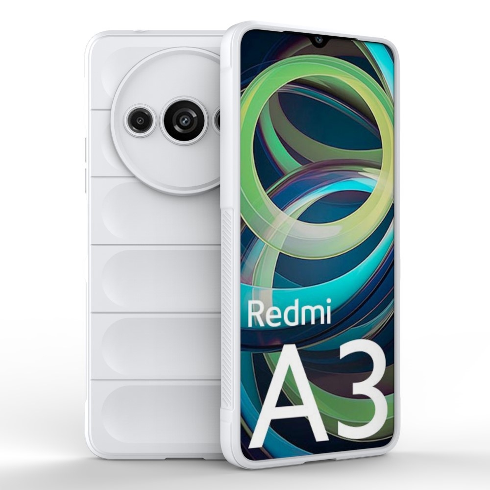 Rugg tartós zselés tok Xiaomi Redmi A3-hoz - fehér