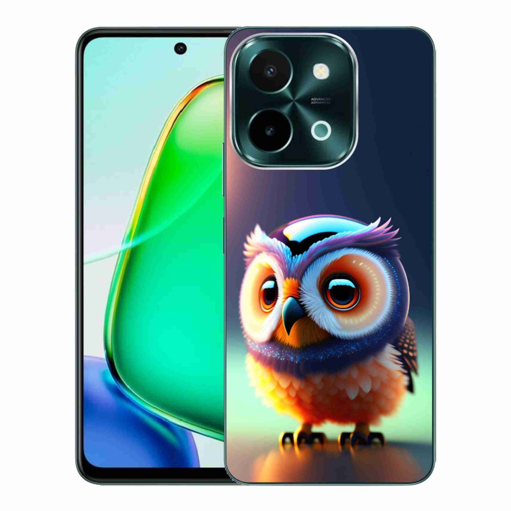 Zselés borítás mmCase a Vivo Y28-hoz - bagoly