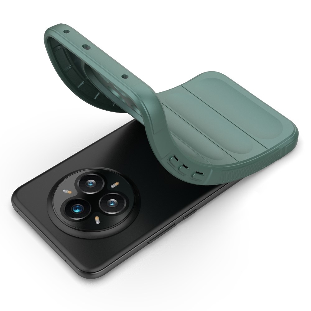 Rugg tartós zselés tok a Realme 14 Pro+ 5G készülékhez - zöld