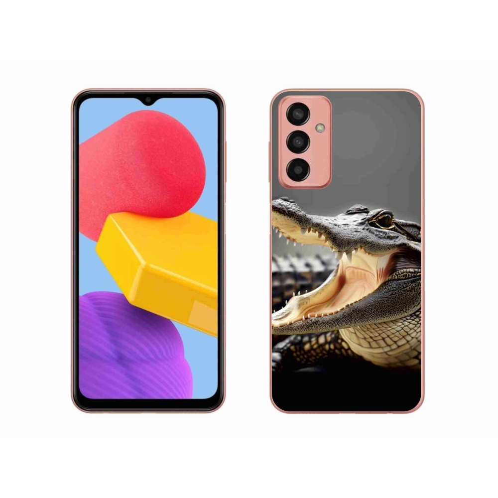 Gél védőhuzat mmCase Samsung Galaxy M13 készülékhez - krokodil