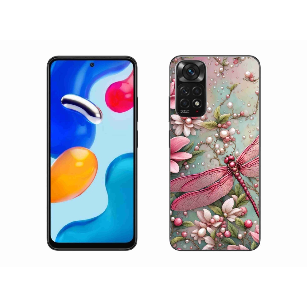 Gél borítás mmCase a Xiaomi Redmi Note 11 4G-hez - szitakötő