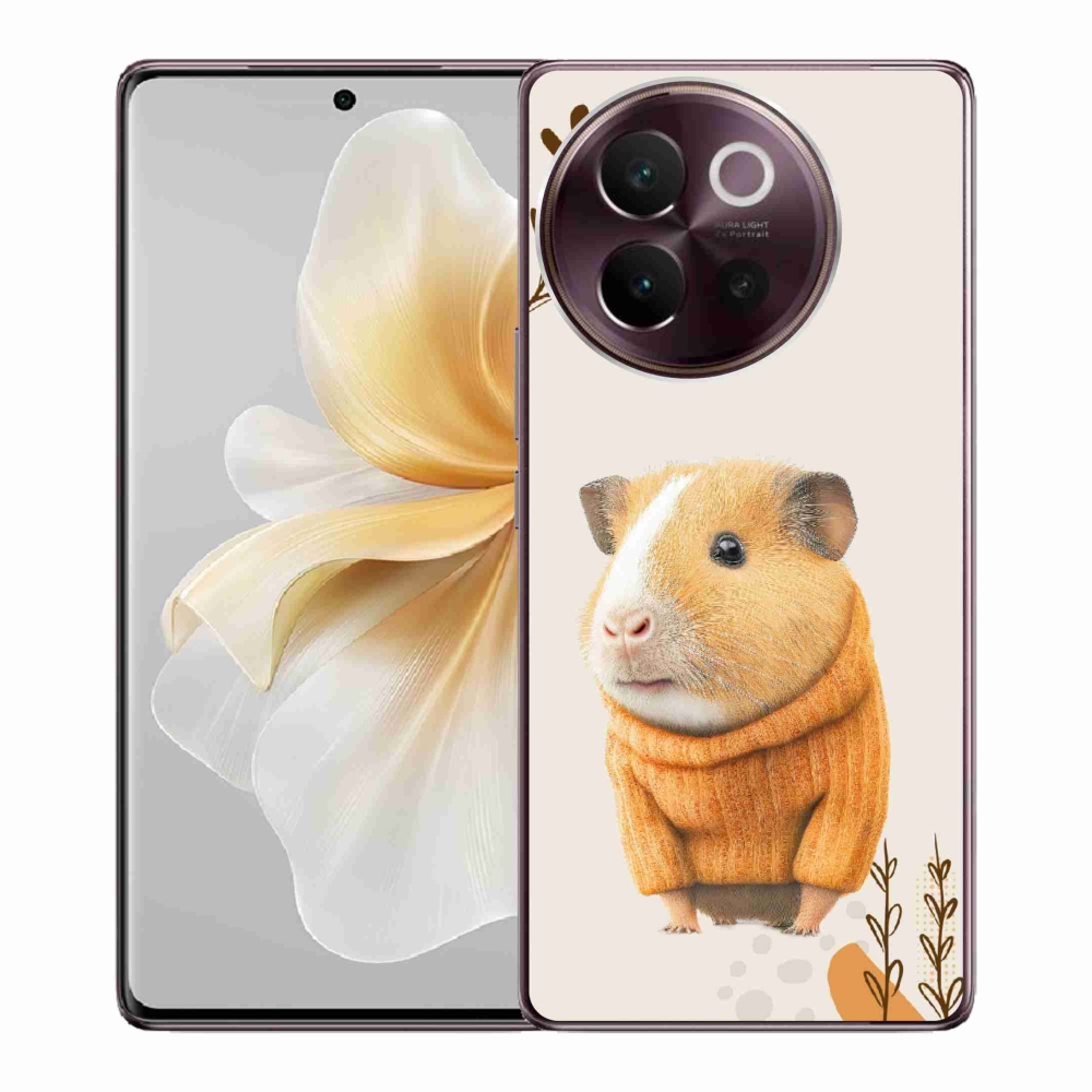 Gélburkolat mmCase a Vivo V40 Lite 5G-hez - tengerimalac a pulóverben