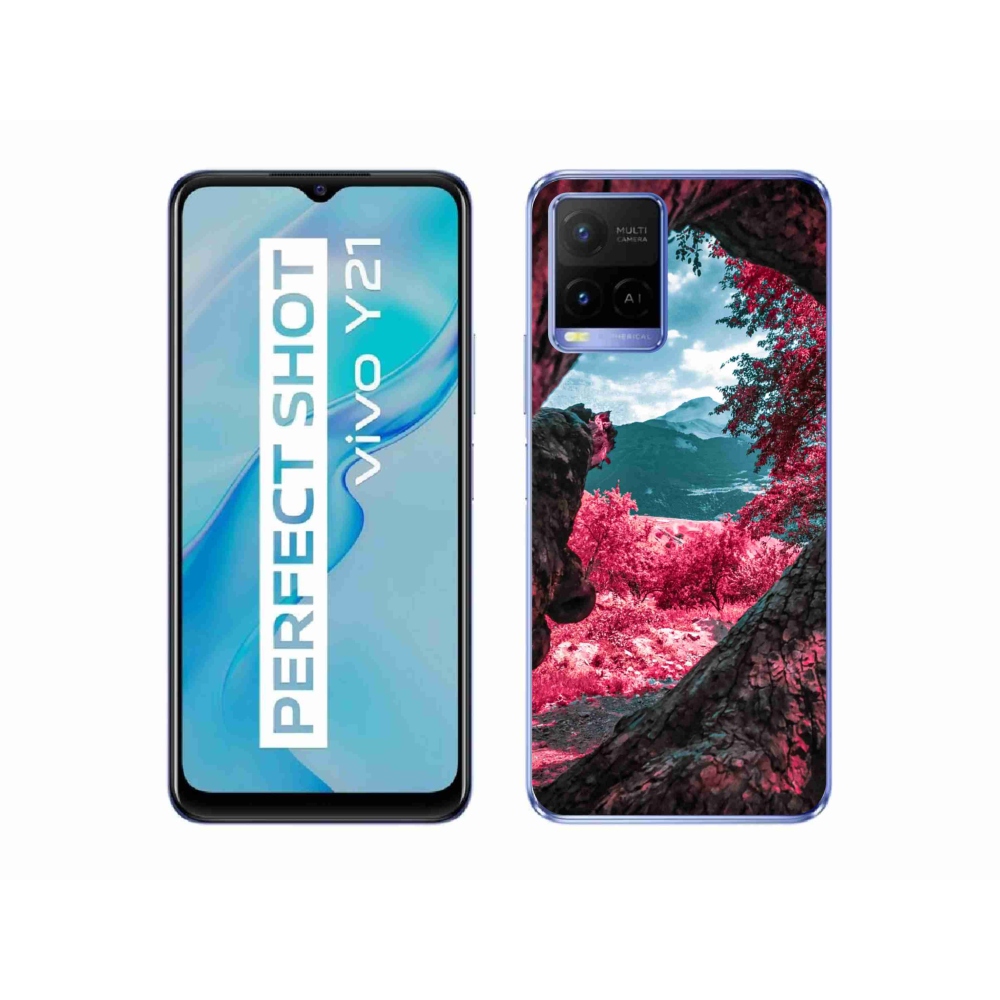 Gél borítás mmCase a Vivo Y21/Y21s/Y33s készülékhez - hegyi kilátás