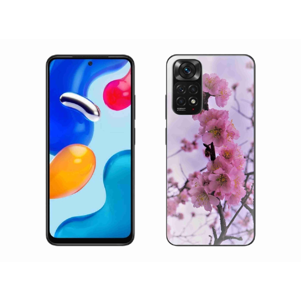 Gél borító mmCase a Xiaomi Redmi Note 11 4G-hez - virágok 7