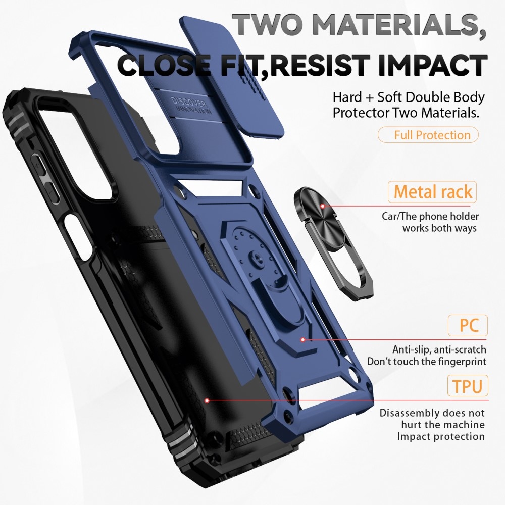 Csúszásálló borítás Samsung Galaxy A35 5G készülékhez - kék