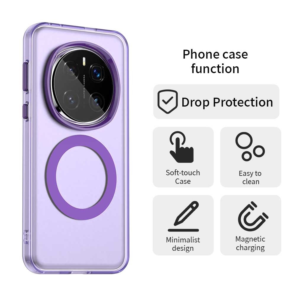 Candy zselés tok MagSafe-val a Honor Magic 7 Pro 5G-n - lila