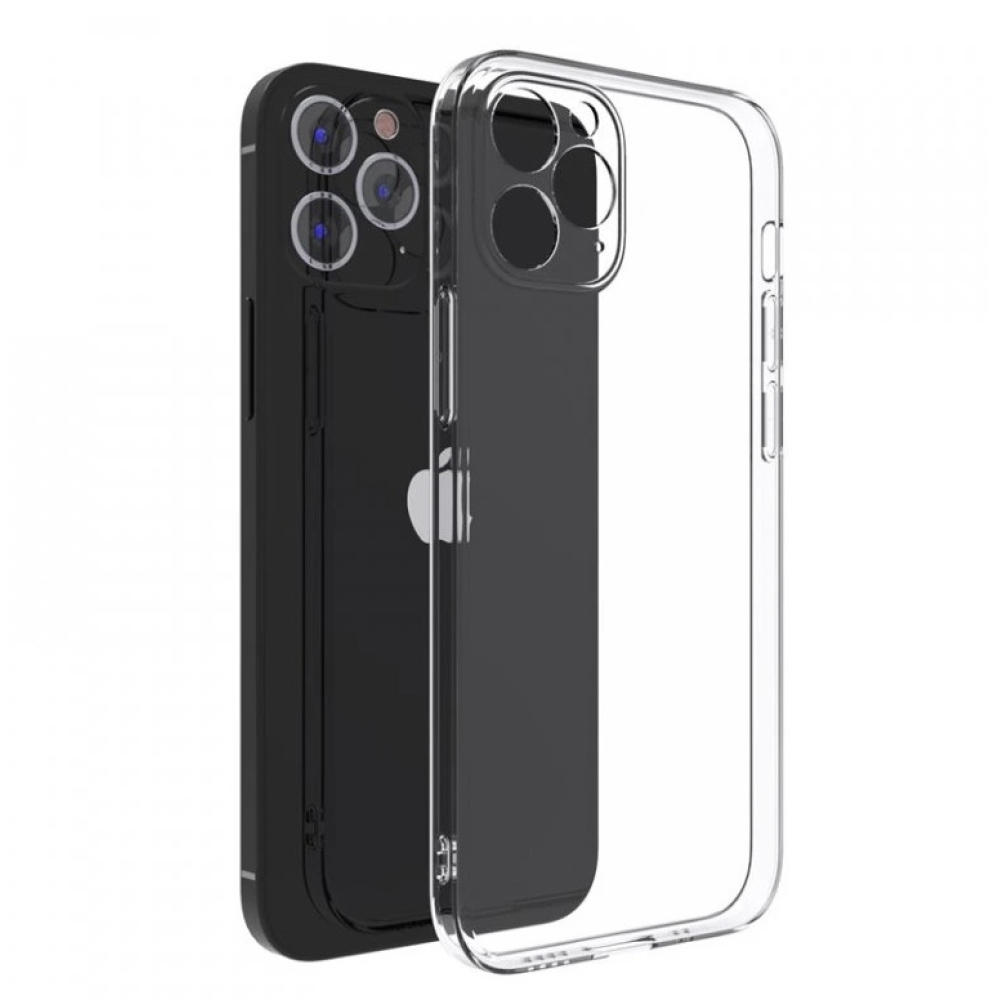 Átlátszó zselés tok iPhone 11 Pro Max készülékhez - átlátszó