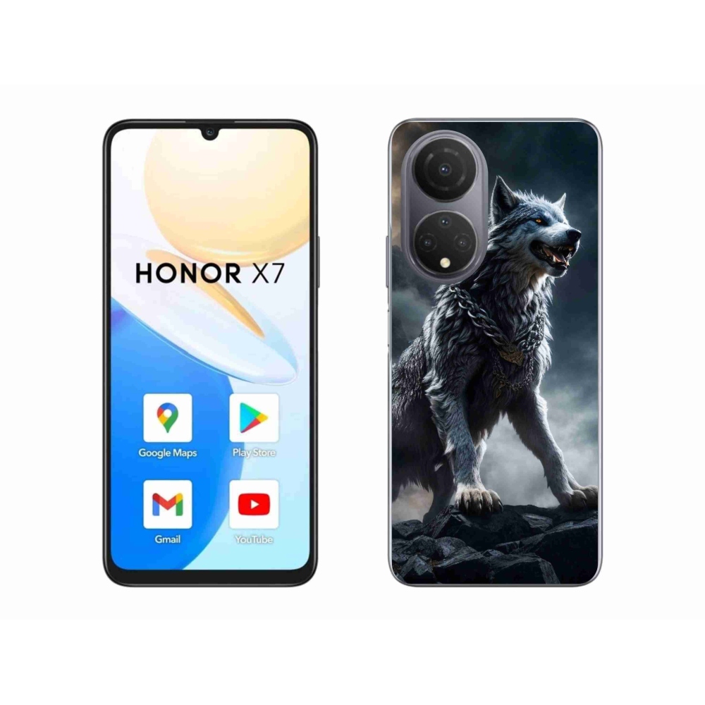 Zselés borítás mmCase a Honor X7-hez - farkas 1