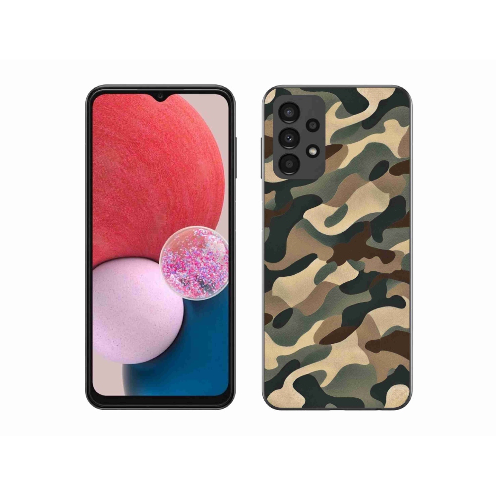 Zselés borítás mmCase Samsung Galaxy A13 4G - terepszínű minta 11