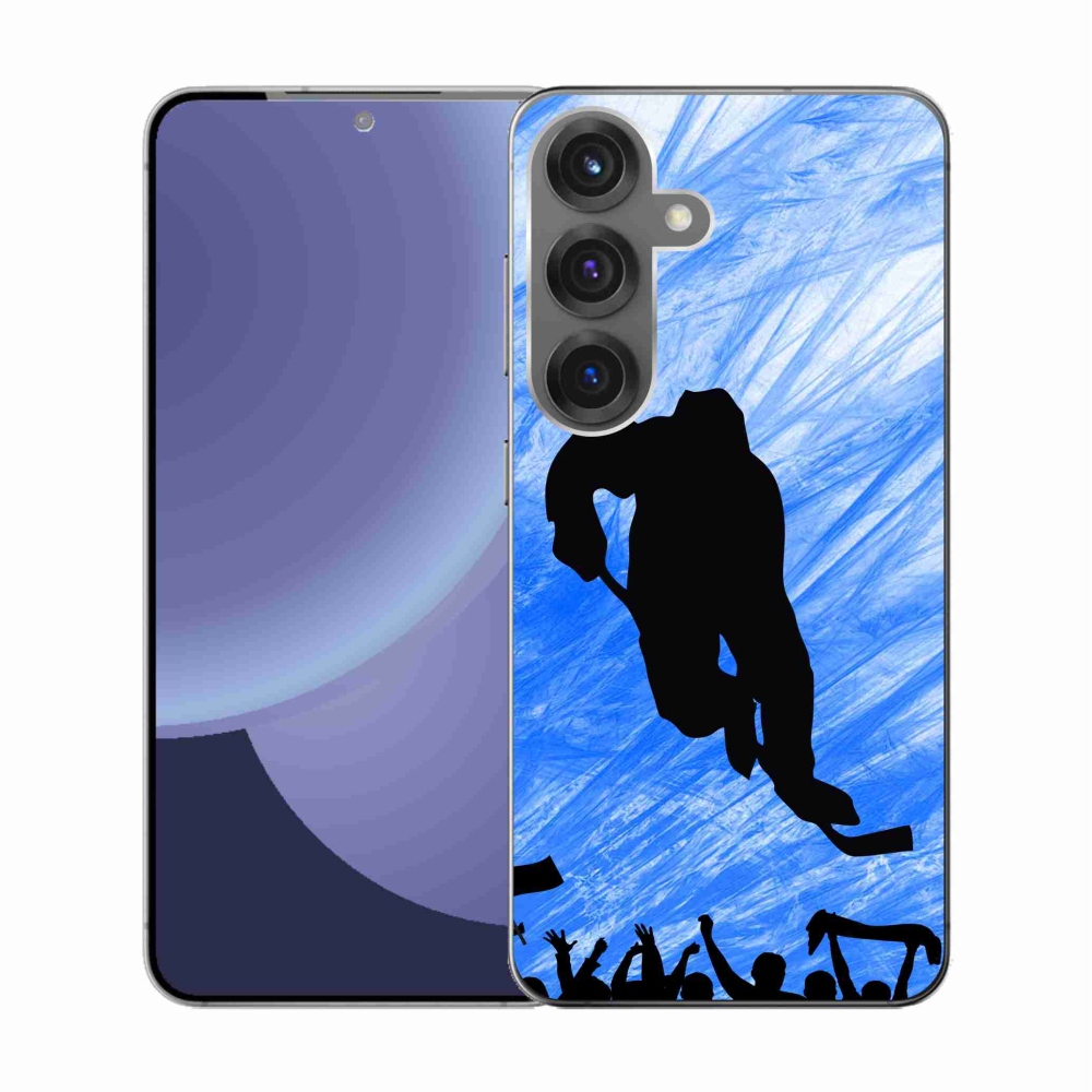 Gél borítás mmCase Samsung Galaxy S25 - hokijátékos számára