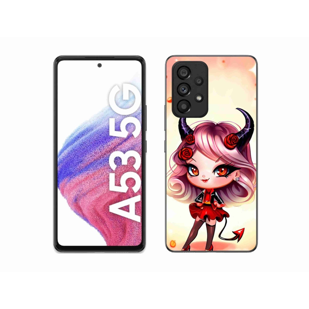 Gél borítás mmCase Samsung Galaxy A53 5G - rajzfilm ördög