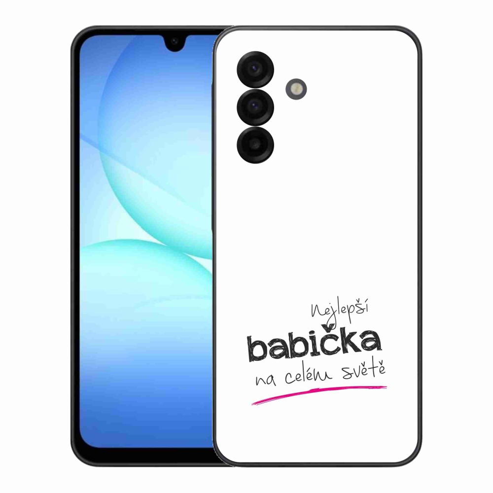 Gél borító mmCase Samsung Galaxy A17 4G/5G - a legjobb nagymama 4 fehér háttérrel