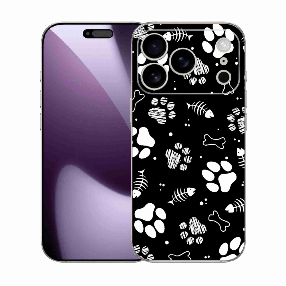 Gél borítás mmCase iPhone 17 Pro készülékhez - kutyamancsok