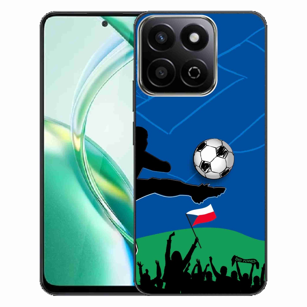 Gél borítás mmCase a Honor 200 Smart 5G számára - futballszurkolóknak