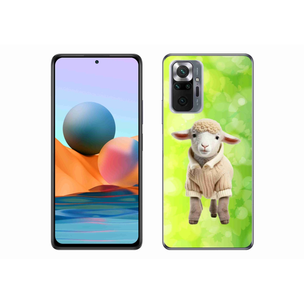 Gél borítás mmCase a Xiaomi Redmi Note 10 Pro-hoz - bárány pulóverben